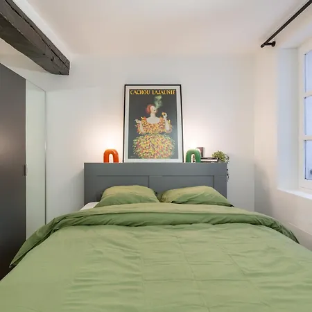 Bright Modern Vintage Renovated Flat In Le Marais *