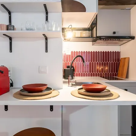 Apartmán Bright Modern Vintage Renovated Flat In Le Marais