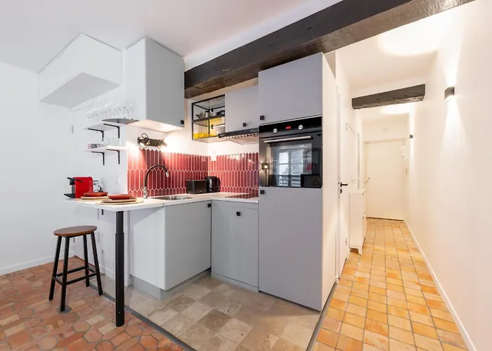 Bright Modern Vintage Renovated Flat In Le Marais Apartamento Paris